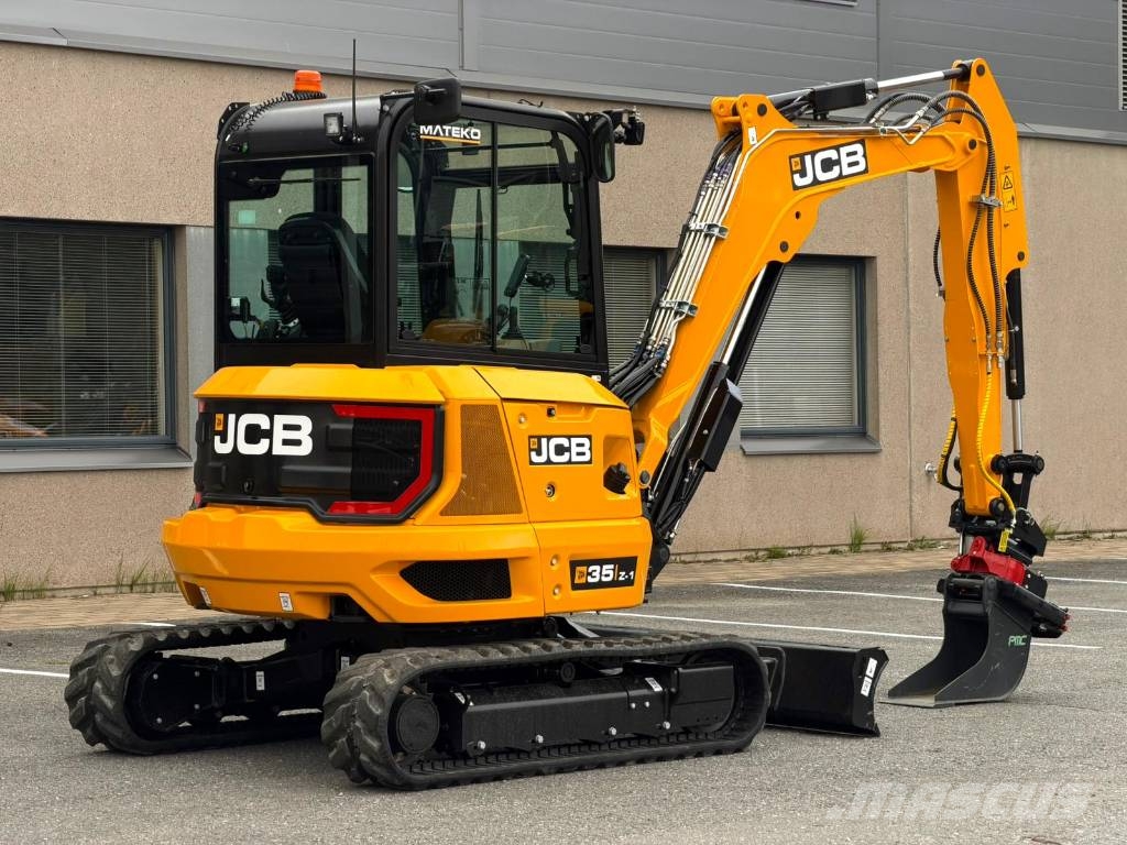 JCB 35 Z-1 / Rototilt + kahvat / Ilmastointi / LED / Minikoparki