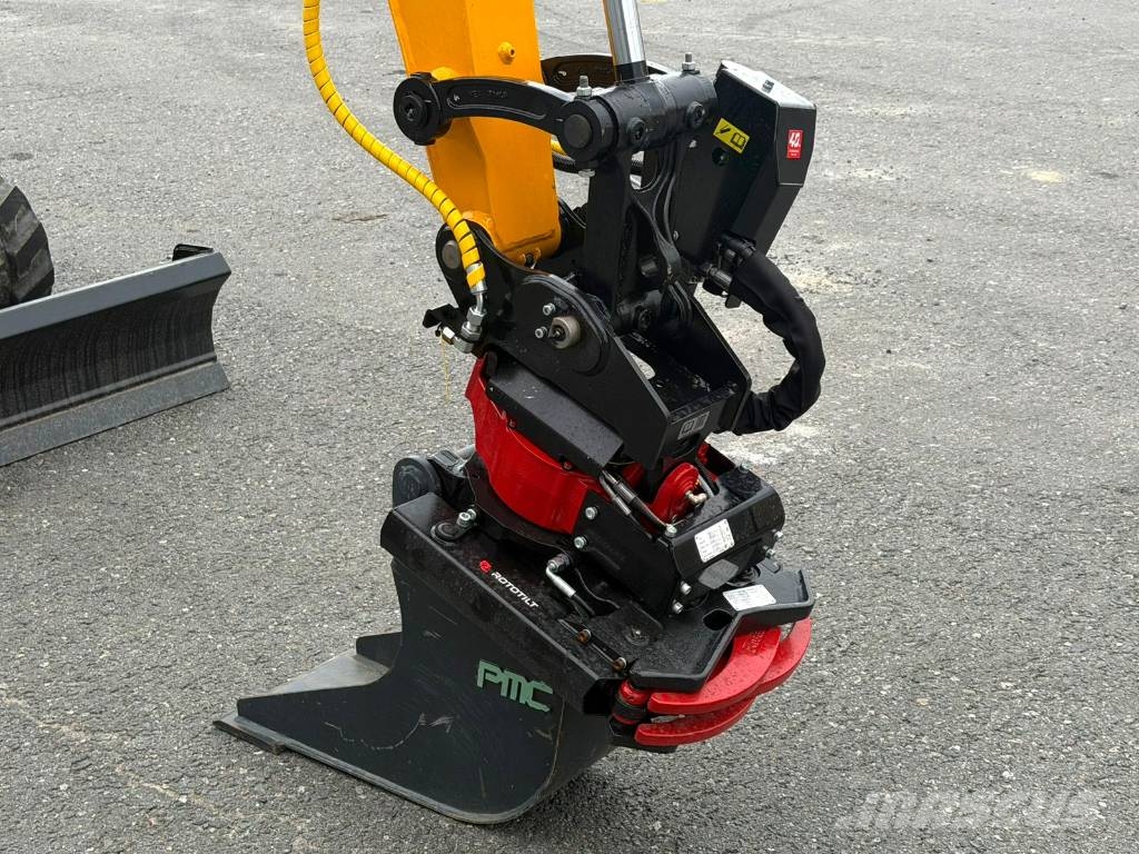 JCB 35 Z-1 / Rototilt + kahvat / Ilmastointi / LED / Minikoparki