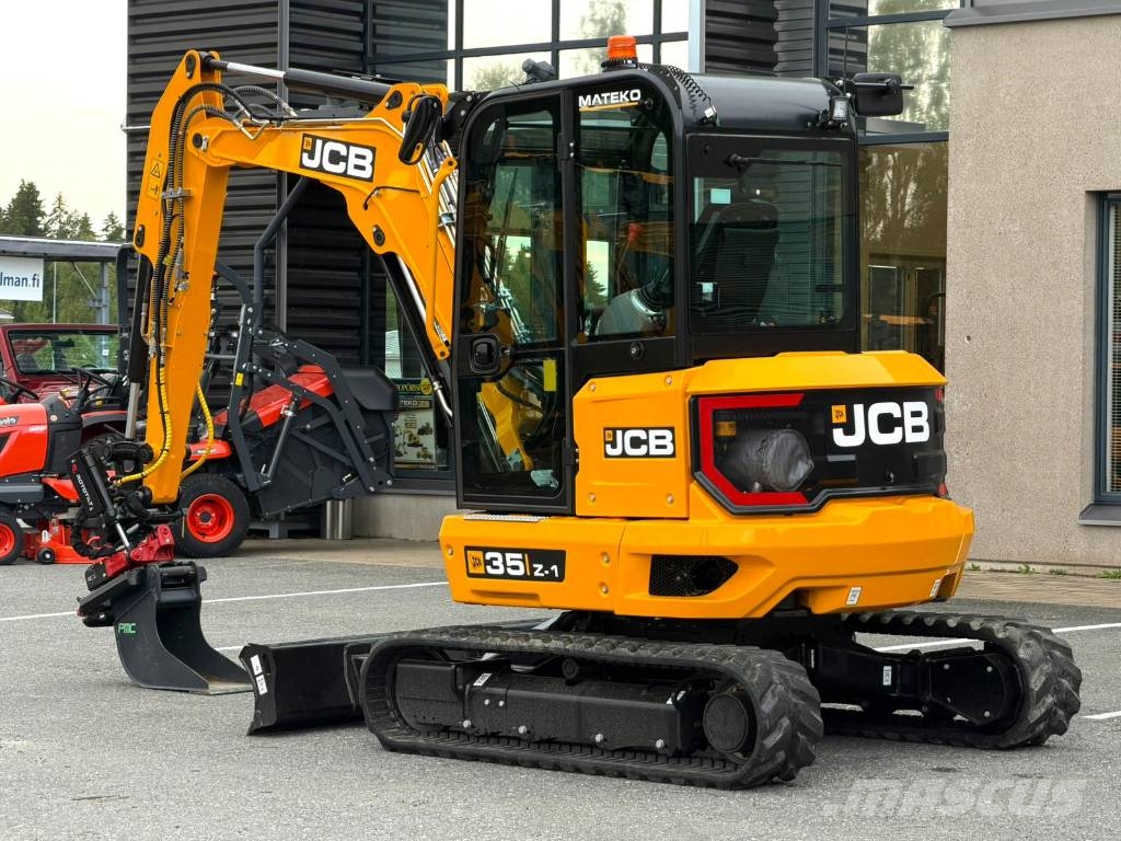 JCB 35 Z-1 / Rototilt + kahvat / Ilmastointi / LED / Minikoparki