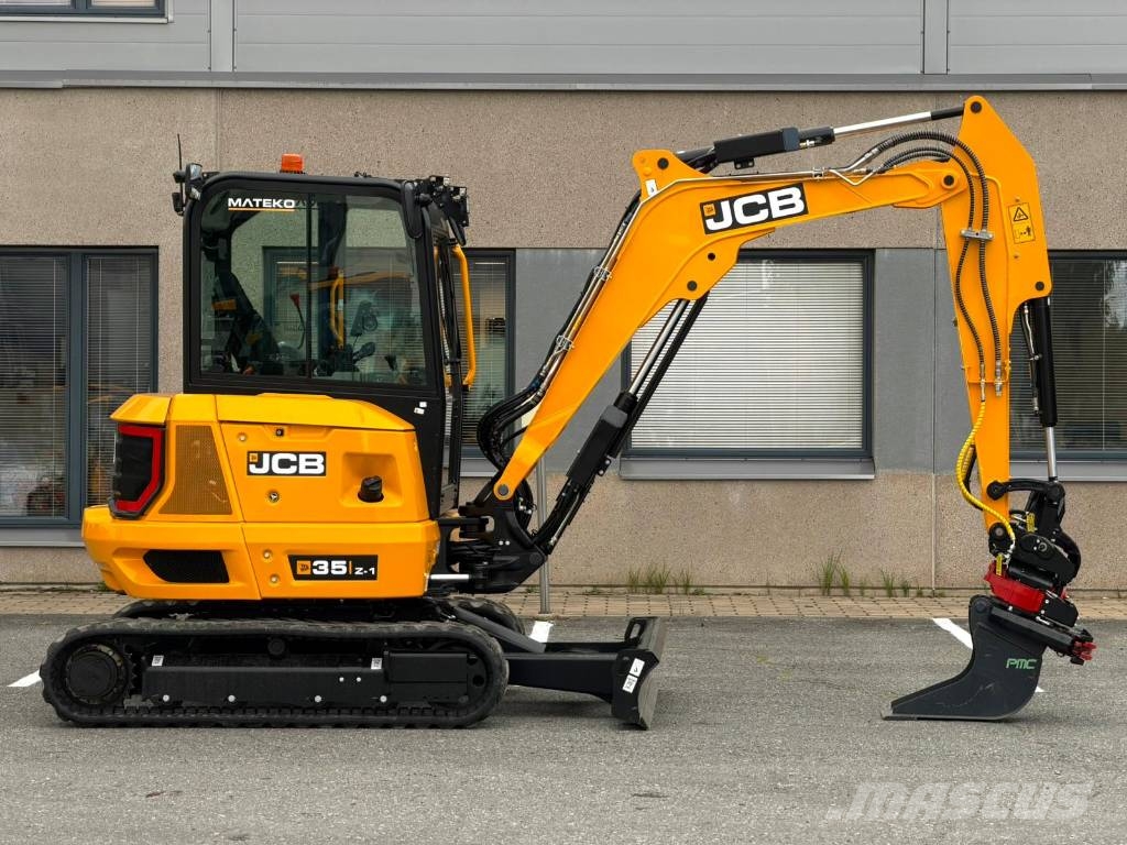 JCB 35 Z-1 / Rototilt + kahvat / Ilmastointi / LED / Minikoparki