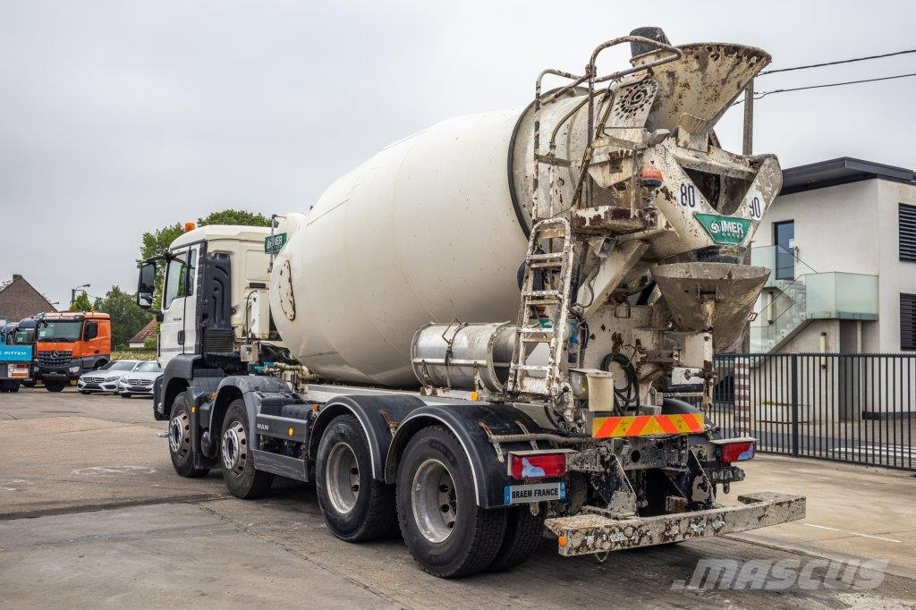 MAN TGS 32.360 BB+MIXER 9M³ Betonikuorma-autot
