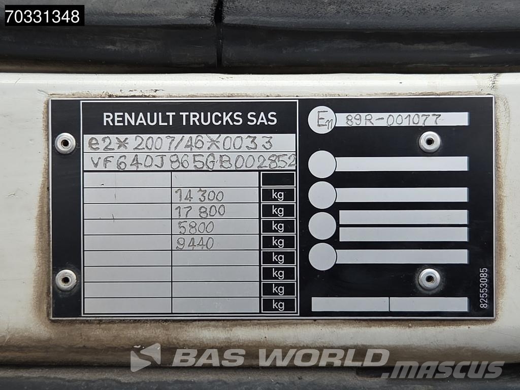 Renault D 280 D 4X2 12 toneladas automático 1.500kg Plataf Φορτηγά Κόφα