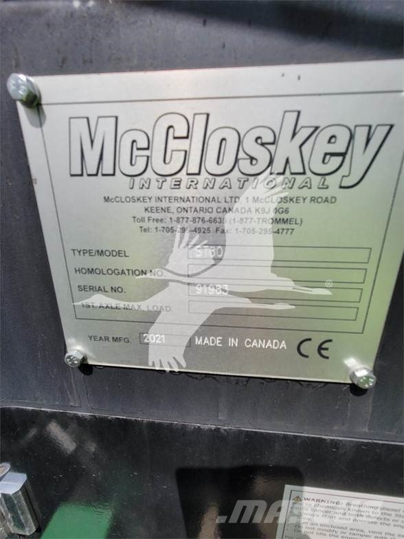 McCloskey ST80 Конвейеры