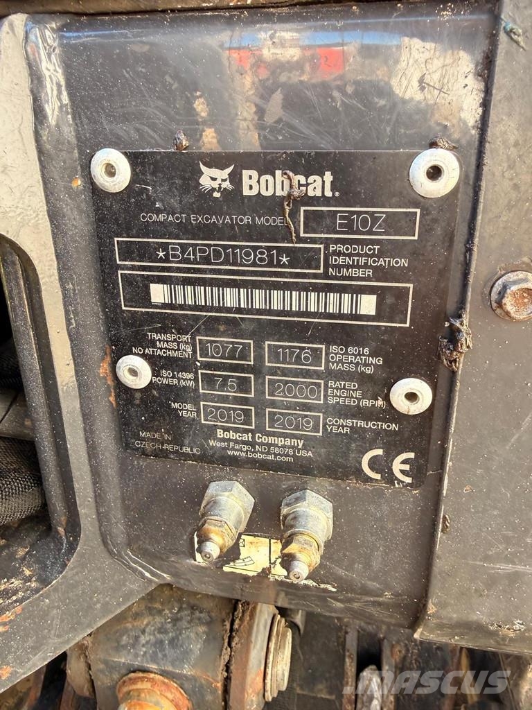 Bobcat E10Z Mini kotrók < 7t