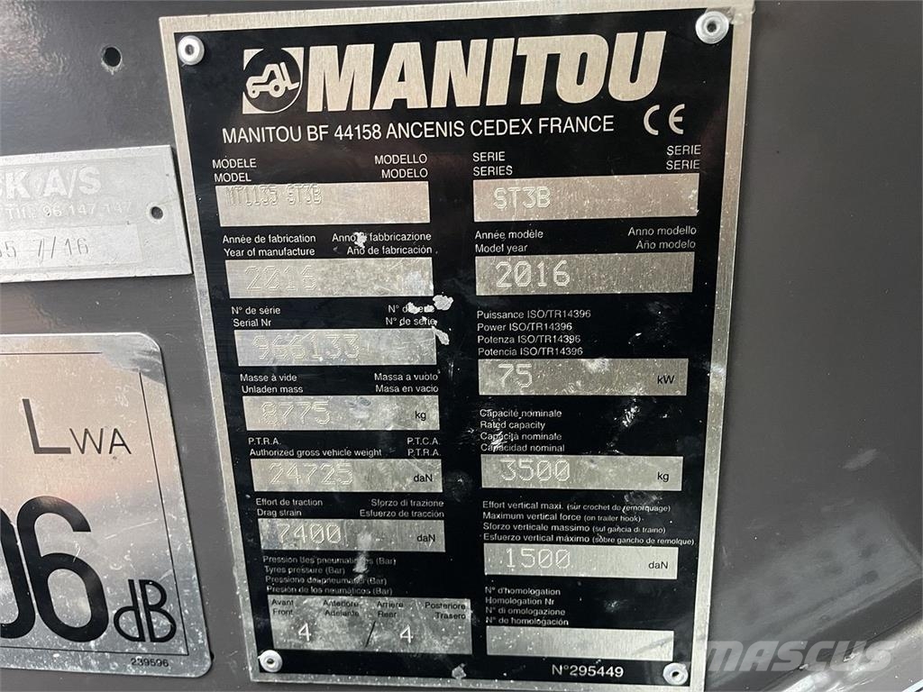 Manitou MT1135 ST3B Teleskooplaadurid