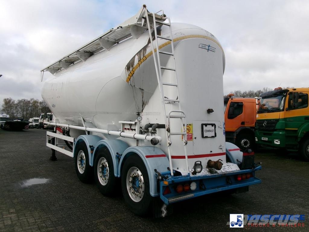 Spitzer Powder tank alu 37 m3 / 1 comp Напівпричепи-автоцистерни
