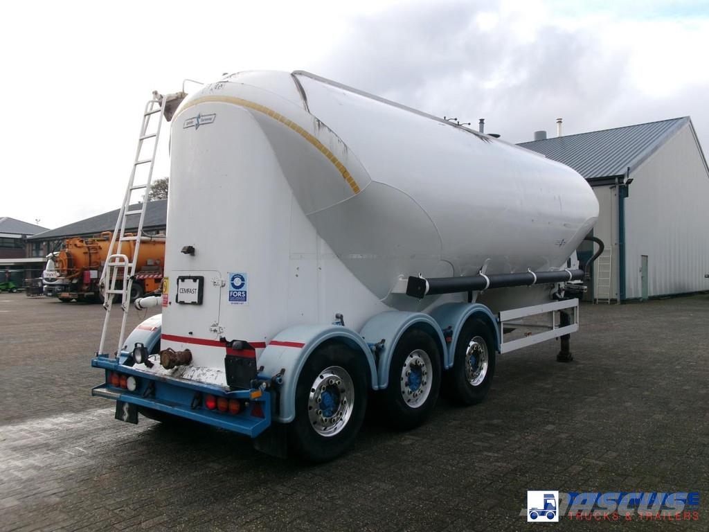 Spitzer Powder tank alu 37 m3 / 1 comp Напівпричепи-автоцистерни