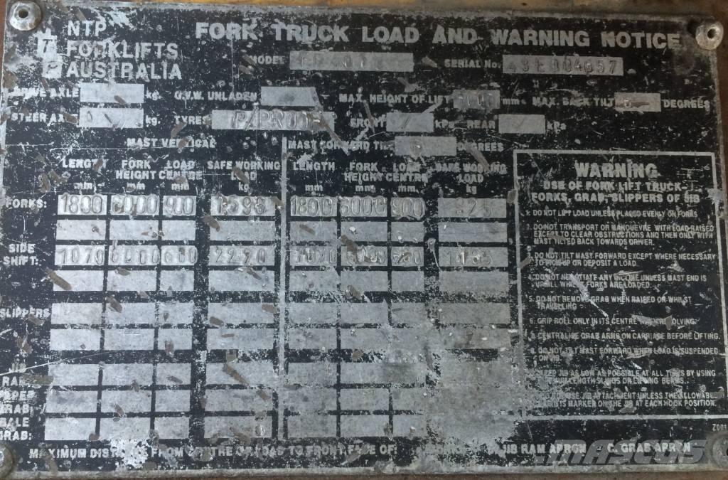 TCM FD40T-9 V-2701 OB 柴油卡車