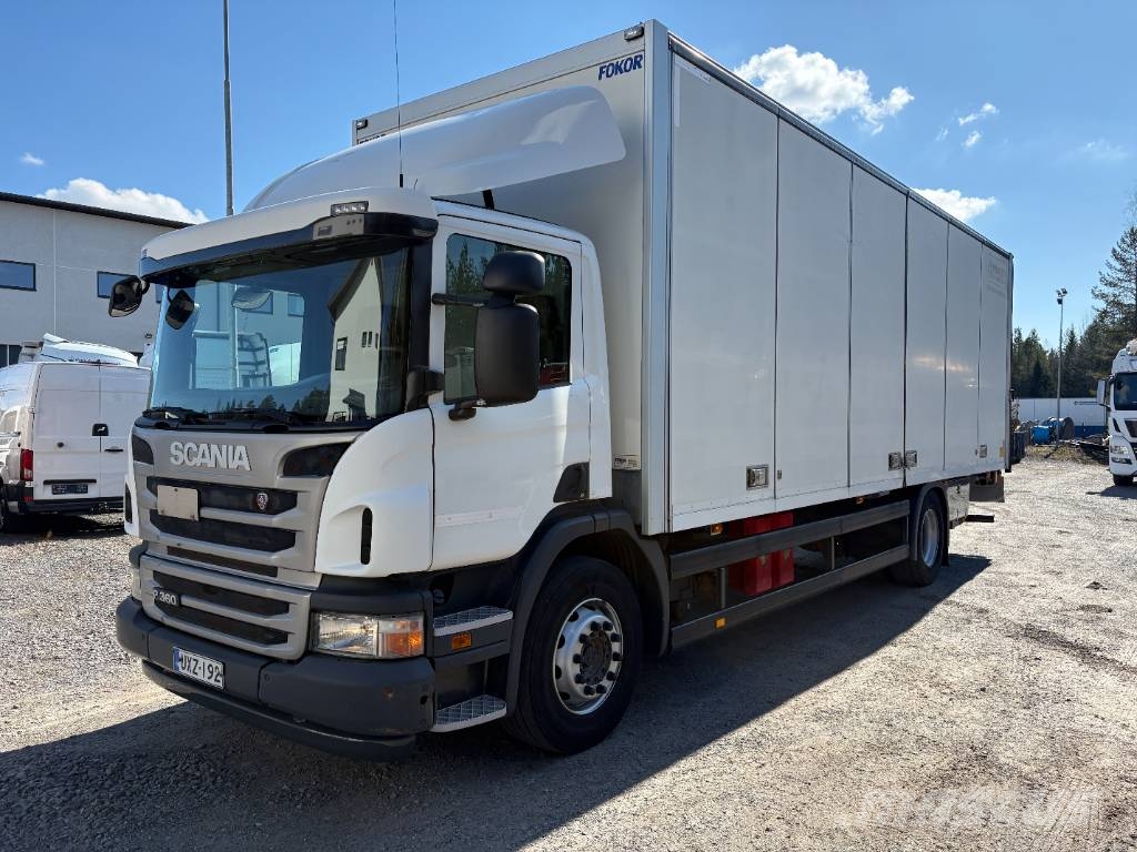 Scania P 360 4x2 KSA-kori + PL-nostin Camiones caja cerrada