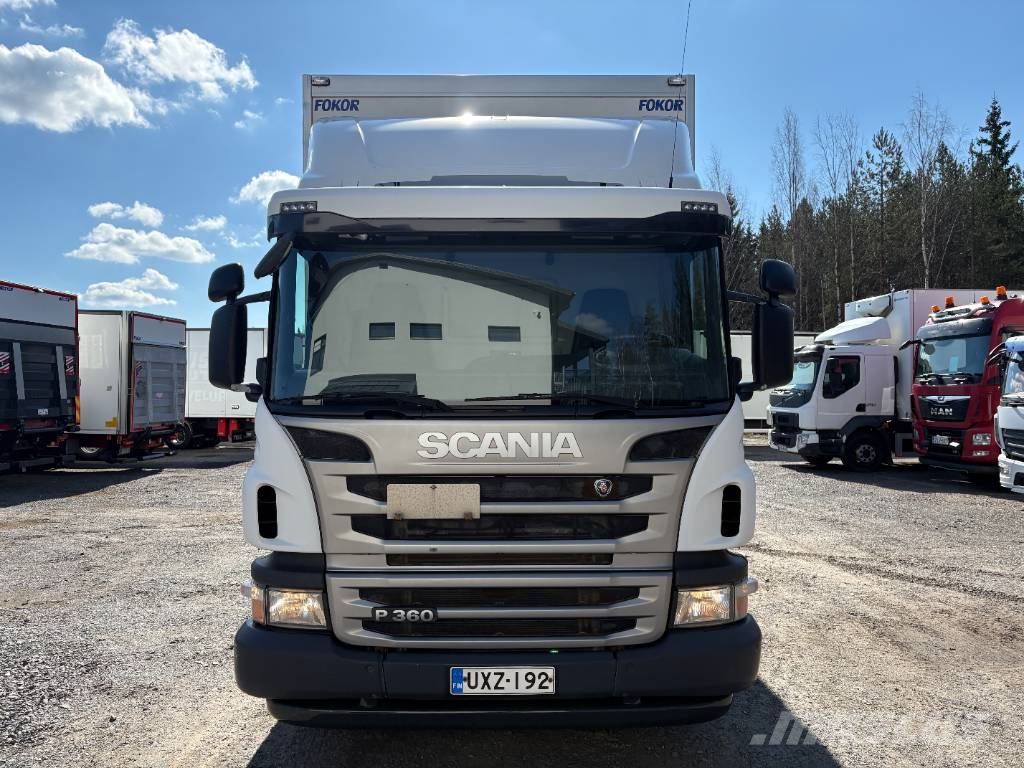 Scania P 360 4x2 KSA-kori + PL-nostin Camiones caja cerrada
