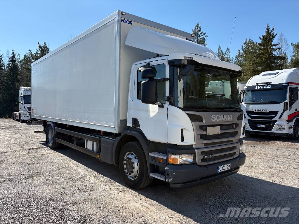 Scania P 360 4x2 KSA-kori + PL-nostin Camiones caja cerrada