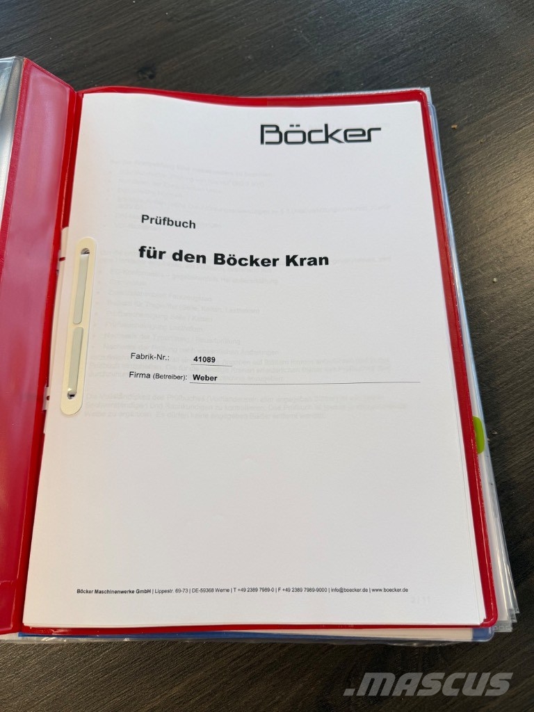 Bocker AHK 36/2400 Mobiilinosturit