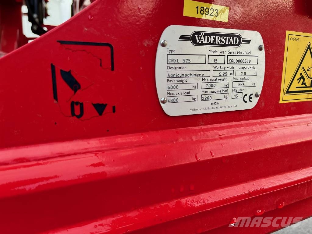 Väderstad Carrier XL 525 زحافات ساحقة