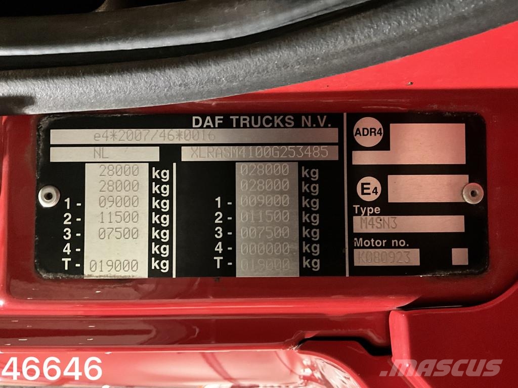 DAF FAN CF 300 Euro 6 Nieuwe Oprijcarrosserie Just 116 Oprijwagen