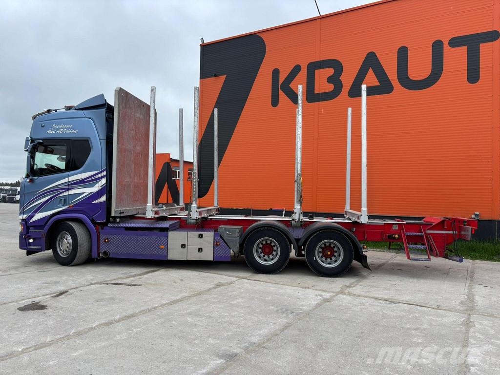 Scania R660 6X4 RETARDER Transportes de madera