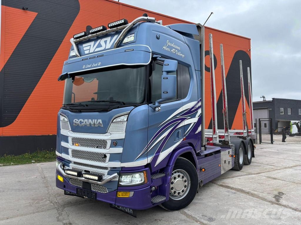 Scania R660 6X4 RETARDER Transportes de madera