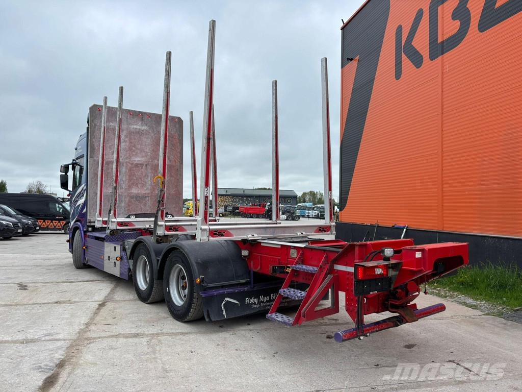 Scania R660 6X4 RETARDER Transportes de madera