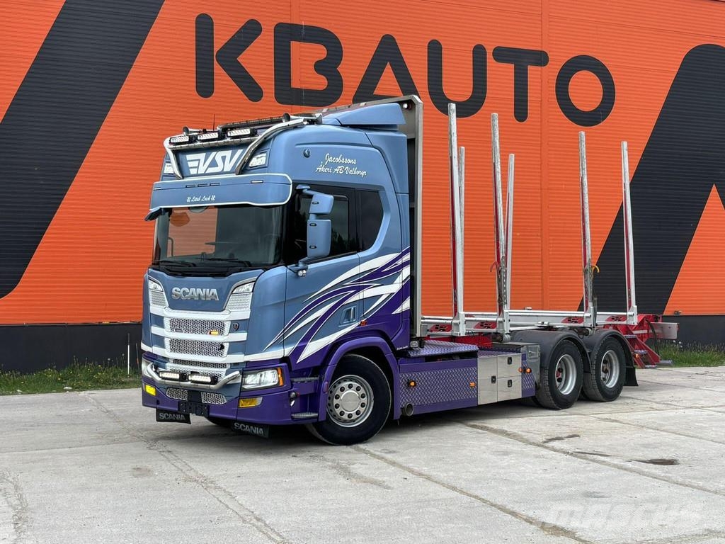 Scania R660 6X4 RETARDER Transportes de madera