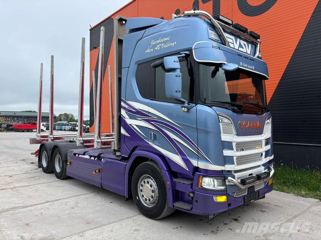Scania R660 6X4 RETARDER Transportes de madera