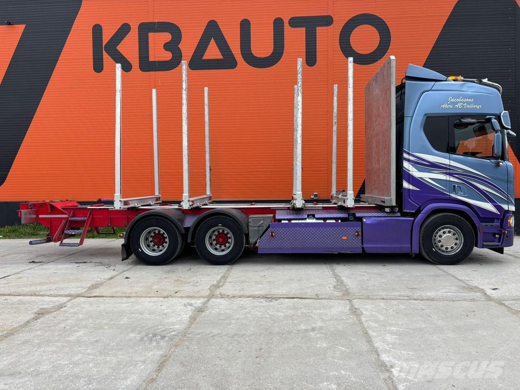 Scania R660 6X4 RETARDER Transportes de madera