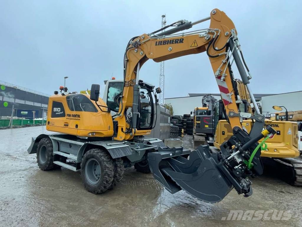 Liebherr A910 Compact Uthyres/For Rental Hjulgrävare