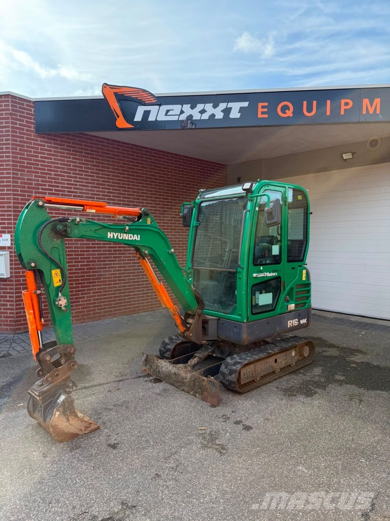 Hyundai Robex 18-9 ak Mini bagri <7t