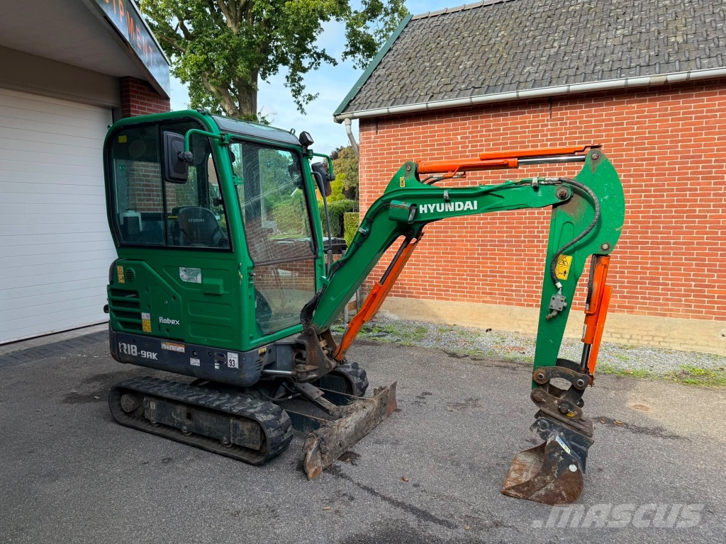 Hyundai Robex 18-9 ak Mini bagri <7t