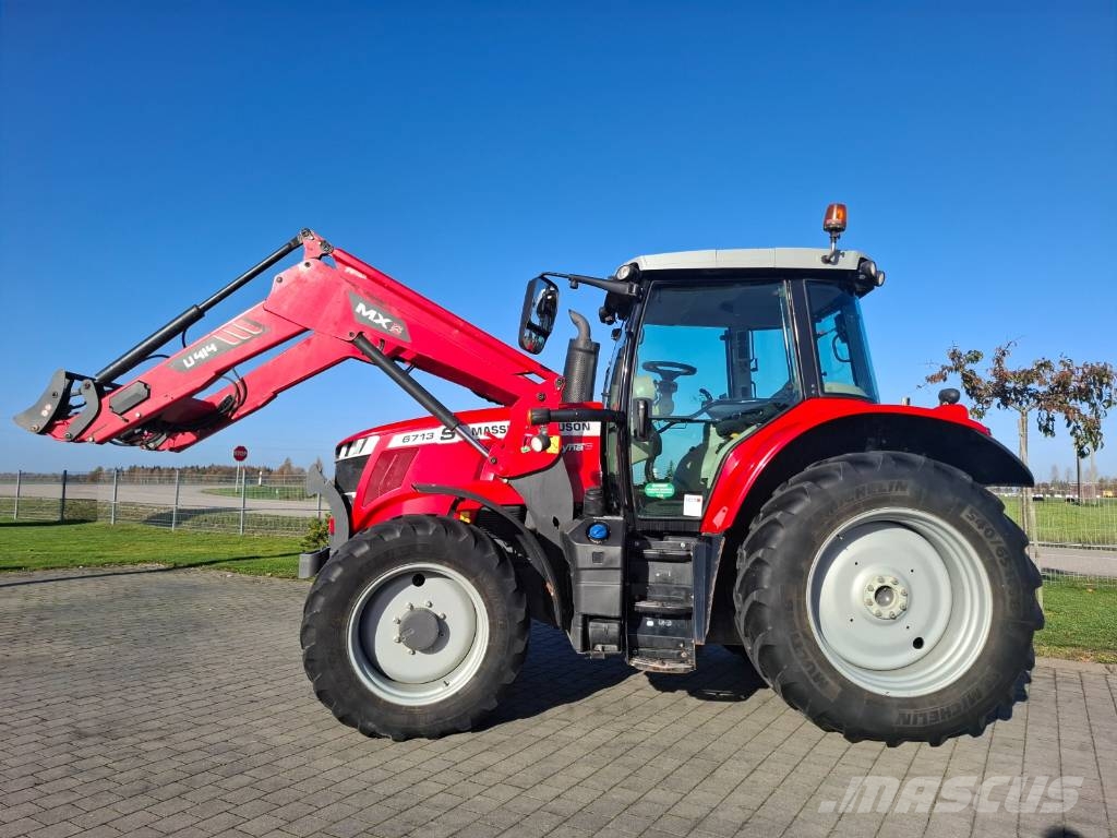 Massey Ferguson 6713S + FL Трактори