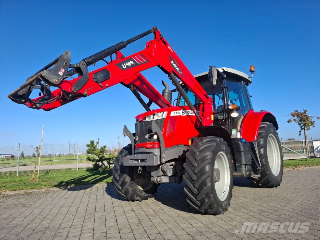 Massey Ferguson 6713S + FL Трактори