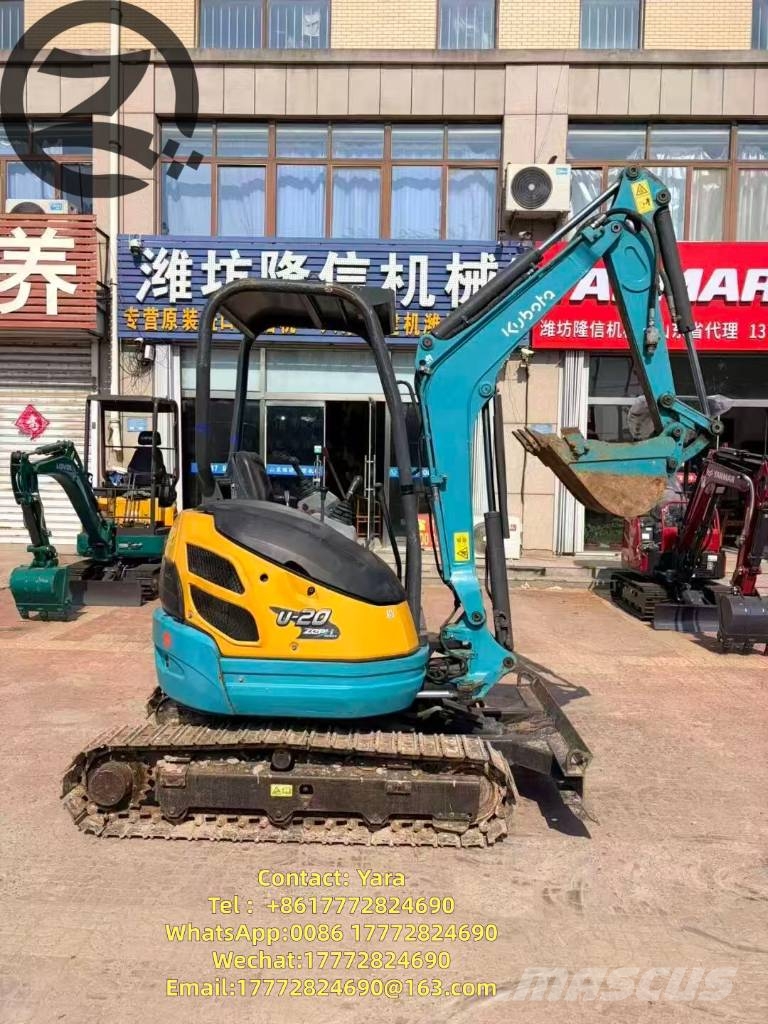 Kubota U20-5 Minigravere <7t