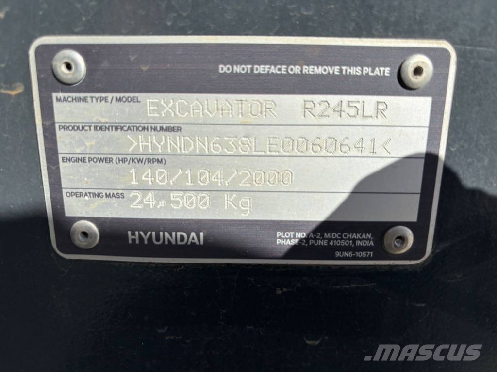 Hyundai R 245 LR (New / Non CE Certified) Escavatori a lunga portata
