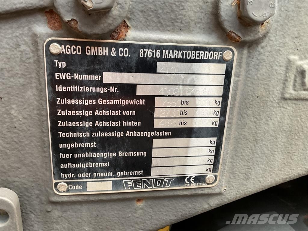 Fendt Farmer 410 الجرارات