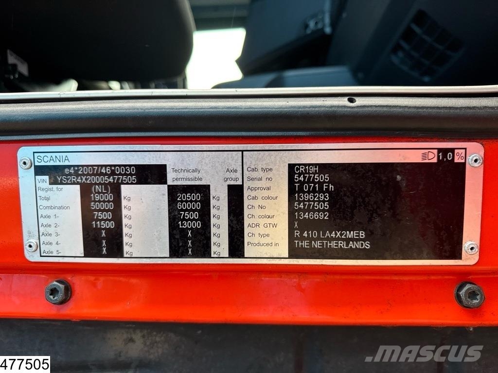 Scania R 410 EURO 6, Retarder Trekkers