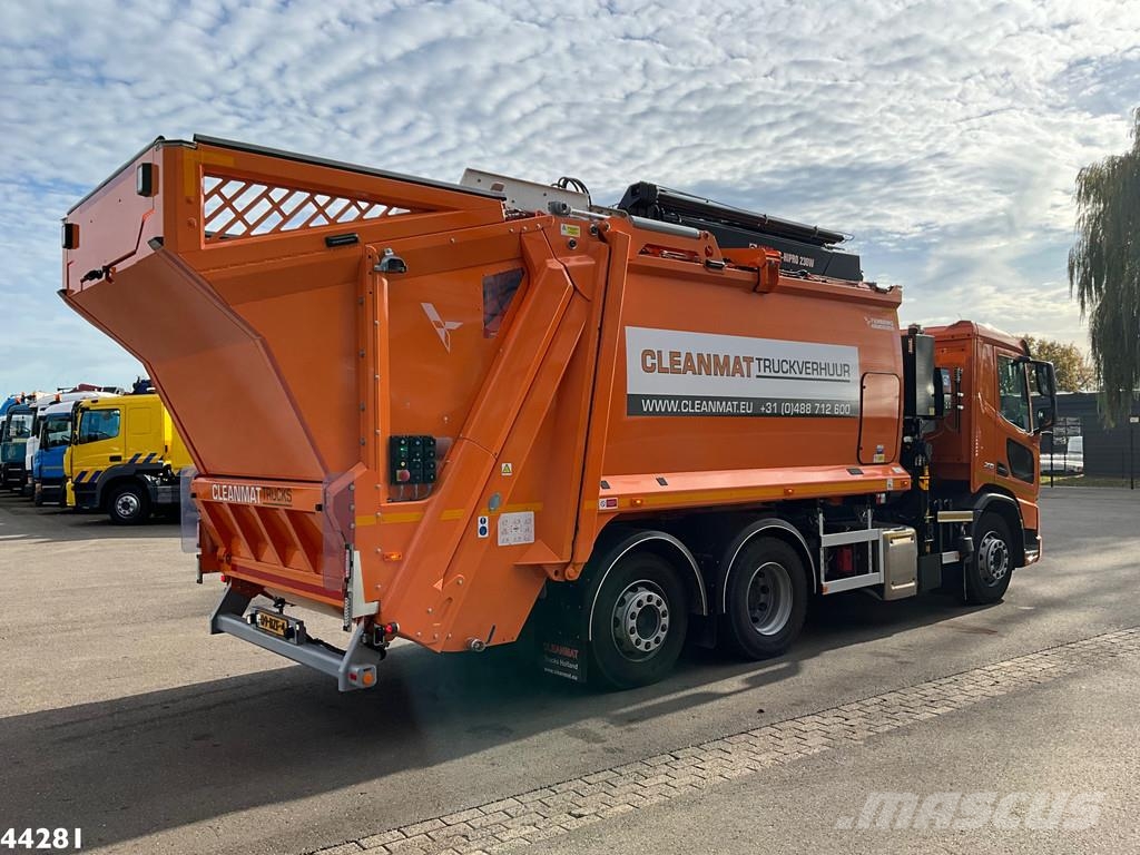DAF FAN XD 340 Euro 6 Hiab 23 Tonmeter laadkraan Camiones de basura