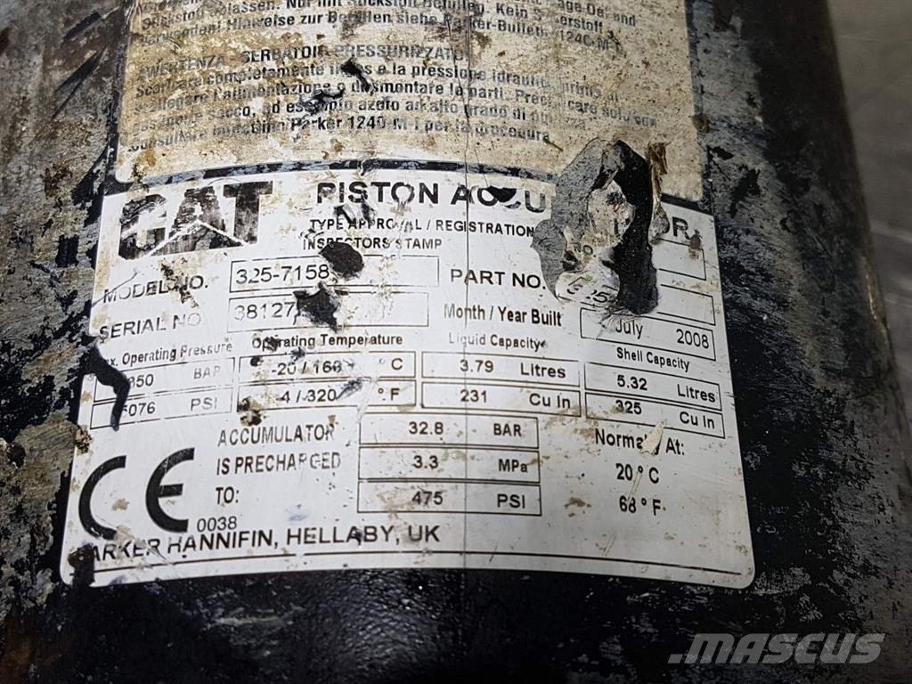 CAT 950H - 325-7158 - Accumulator/Hydrospeicher Hydraulik