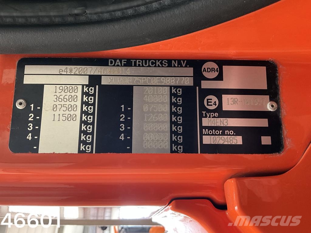DAF FA 75 CF 250 Hogedruk spoelwagen Just 73.977 km! Camion vidanje