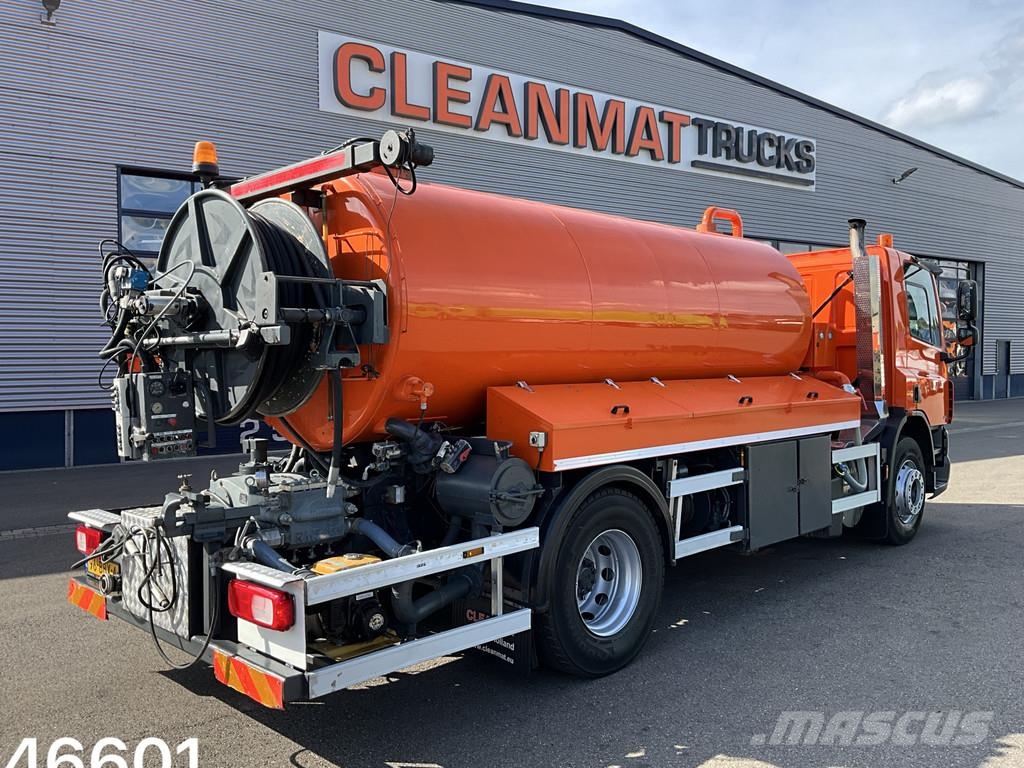 DAF FA 75 CF 250 Hogedruk spoelwagen Just 73.977 km! Kombi / koparki ssące