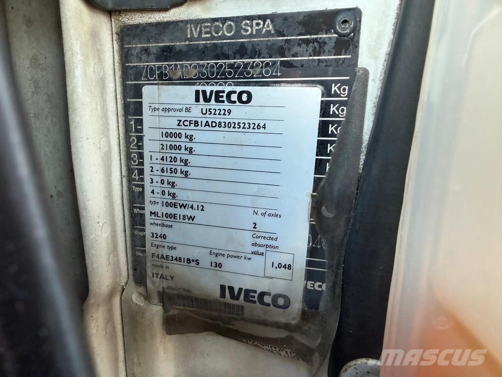 Iveco EuroCargo ML 100E18W - Euro 5 - 4X4 - Bakwagen - D Bakwagens met gesloten opbouw