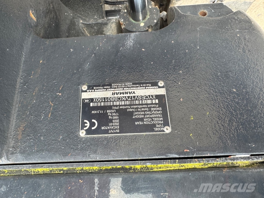 Yanmar SV17 (01150) Εκσκαφάκι (διαβολάκι) < 7t