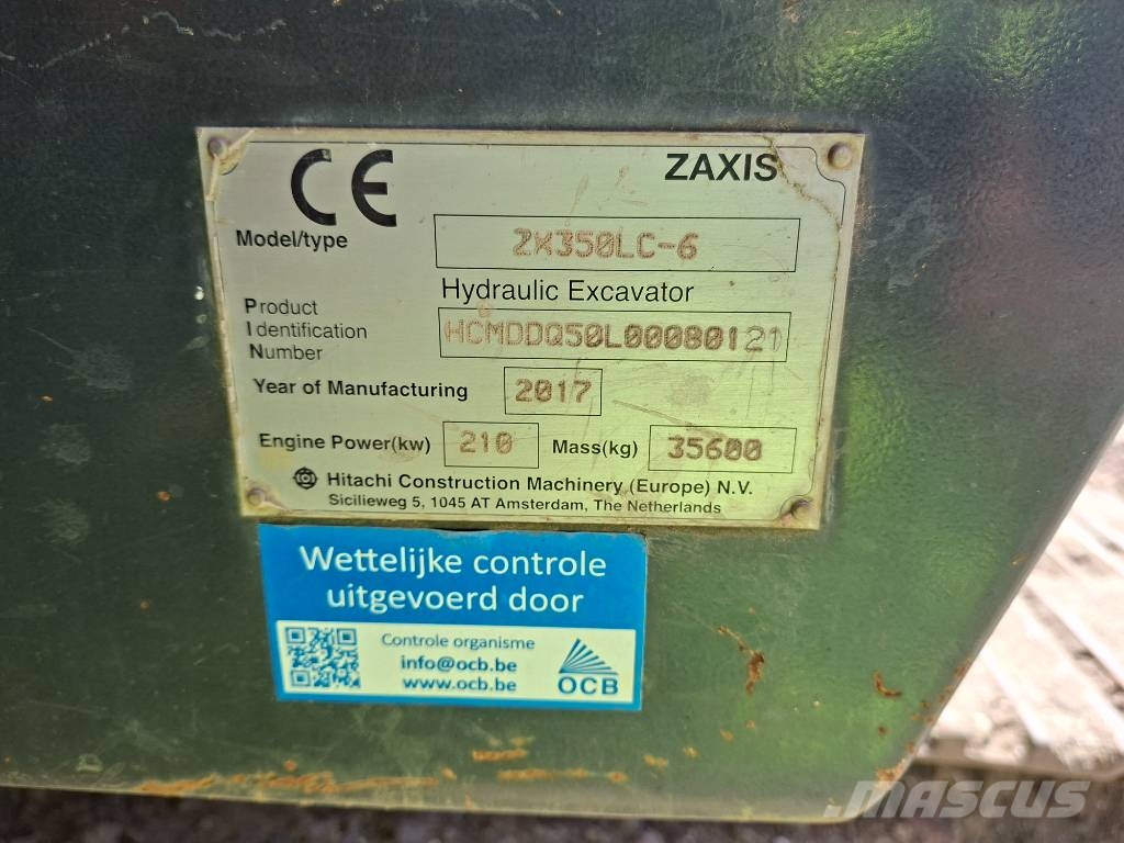 Hitachi ZX350LC-6+GPS (CW55s) Εκσκαφείς με ερπύστριες