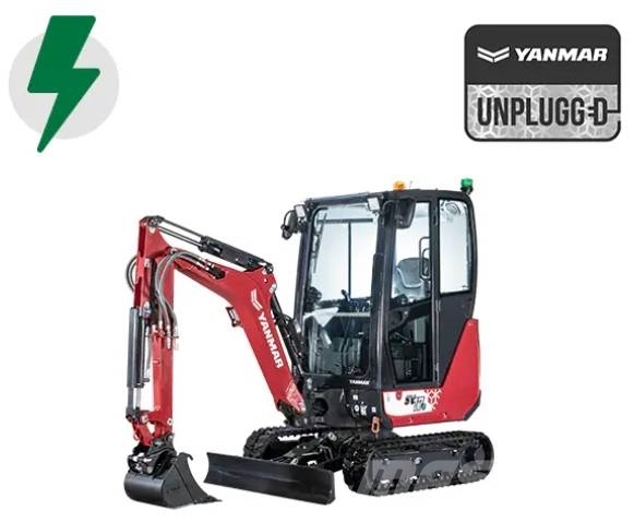 Yanmar SV17e Vollelektrischer Minibagger Akku Minigravemaskiner