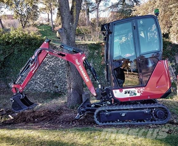 Yanmar SV17e Vollelektrischer Minibagger Akku Minigravemaskiner