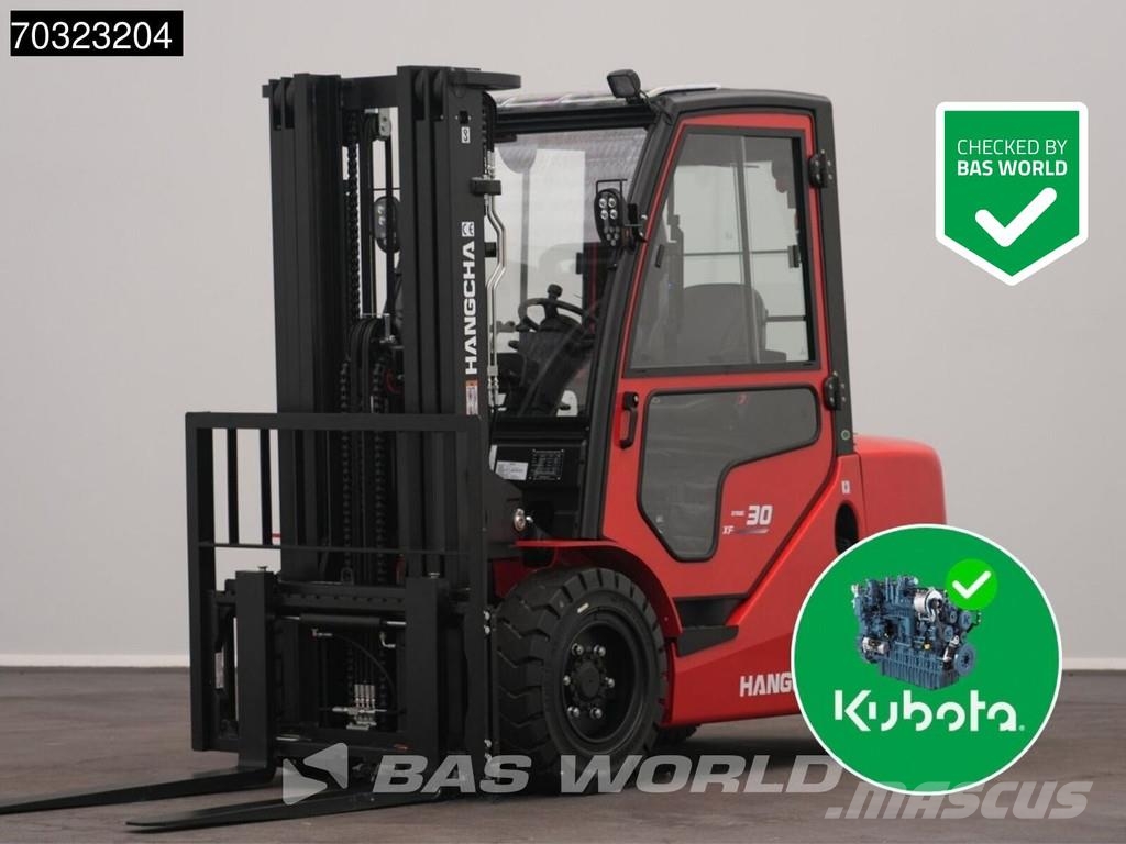 Hangcha CPCD30 FACTORY WARRANTY – KUBOTA ENGINE - CE Chariots diesel