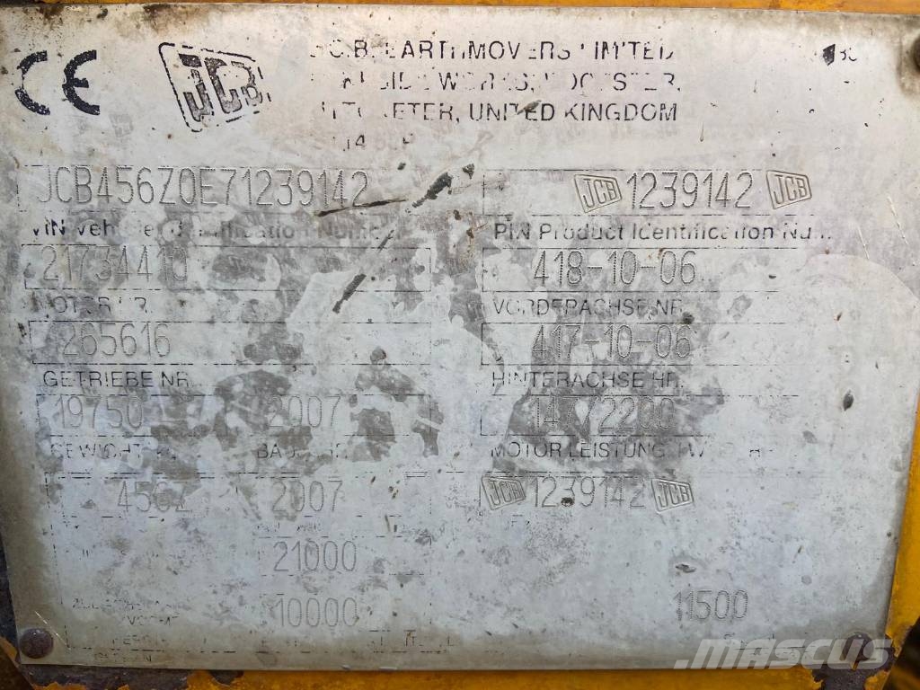 JCB 456 Z Chargeuse sur pneus