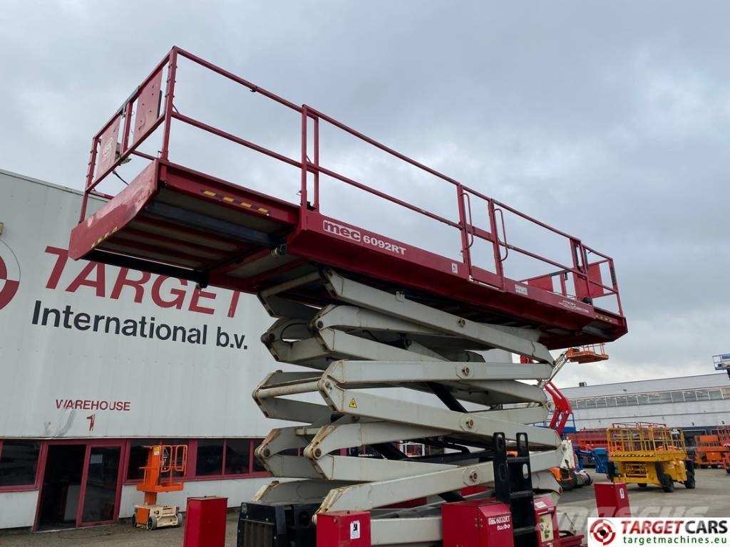 MEC 6092RT Diesel 4x4 Scissor Work Lift 2020cm Käärtõstukid