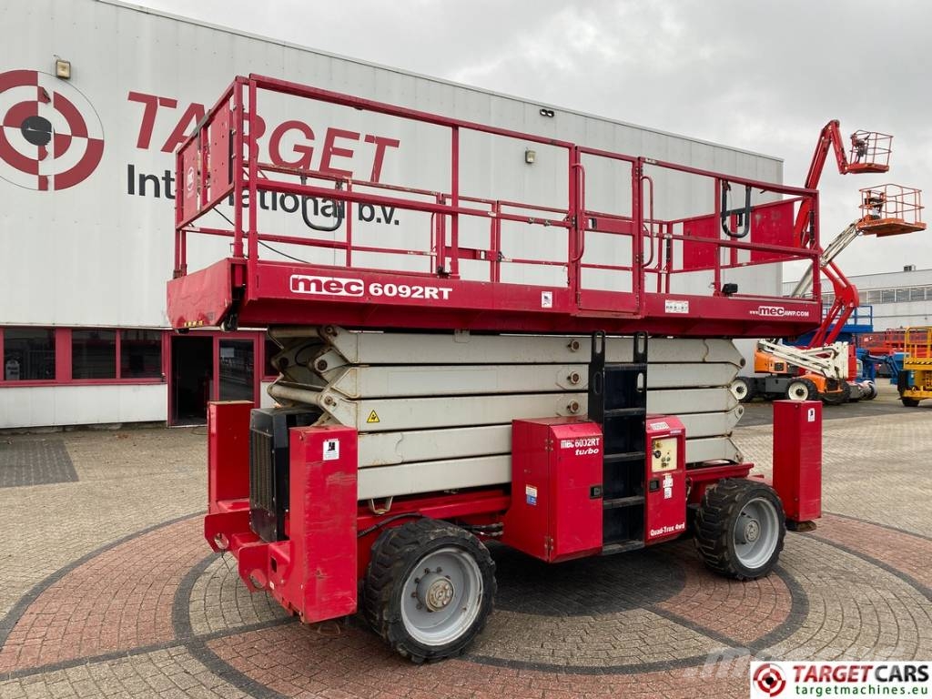 MEC 6092RT Diesel 4x4 Scissor Work Lift 2020cm Käärtõstukid