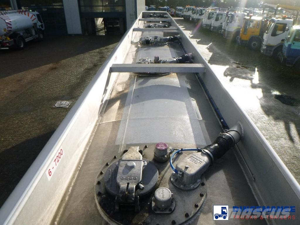 Cobo Fuel tank alu 44.7 m3 / 6 comp Tanker yari çekiciler