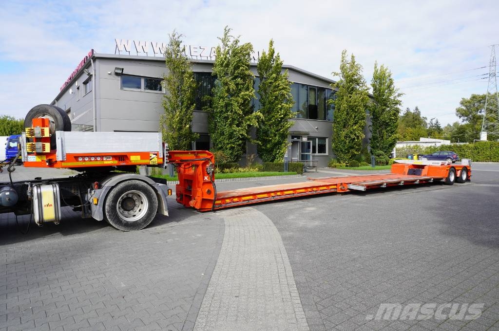 Kässbohrer LB2 TIEF-BETT low loader semi-trailer/16.5m/2units Low loader-semi-trailers
