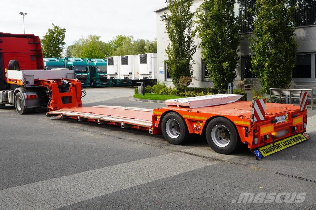 Kässbohrer LB2 TIEF-BETT low loader semi-trailer/16.5m/2units Low loader-semi-trailers