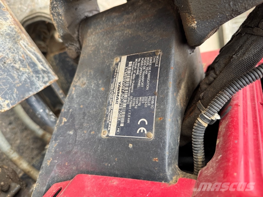 Yanmar SV08 (1E758) حفارات صغيرة أقل من 7 طن (حفارات صغيرة)